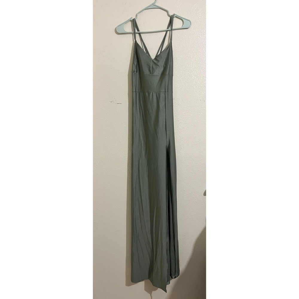 Sparkly Sage Green Dress